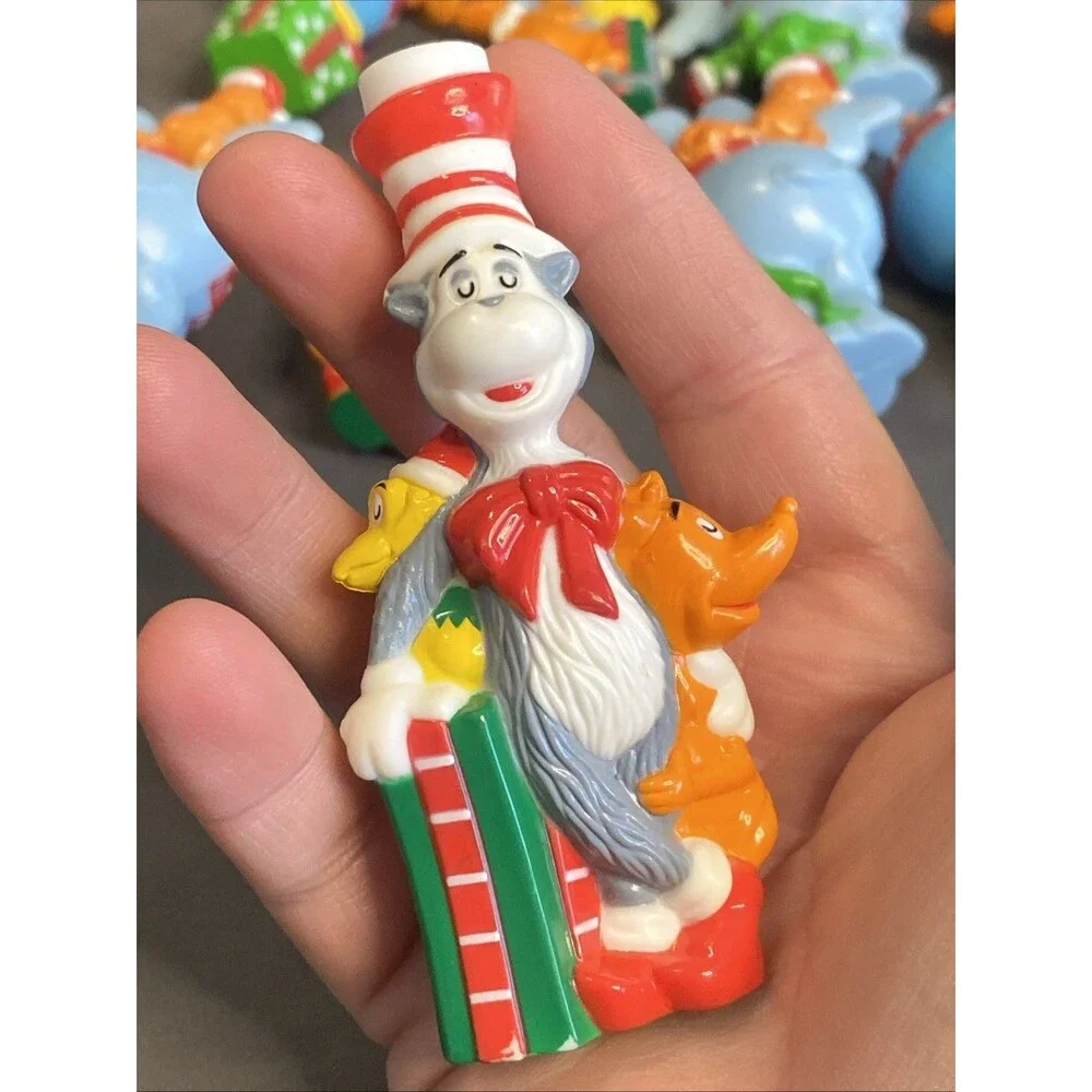 10 Cat In The Hat Dr. Seuss Christmas Holiday Light Strand Covers Colorful